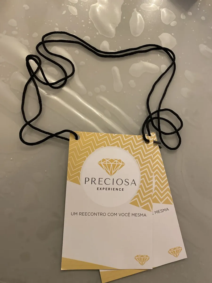 Cordão Preto com 90 cm e Ponteiras para C...